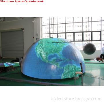 Indoor P8 Semi-Global LED Display (5.5m diameter)